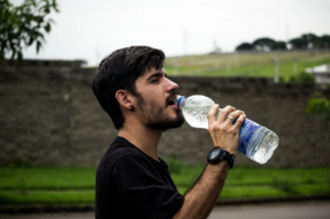 drinking water